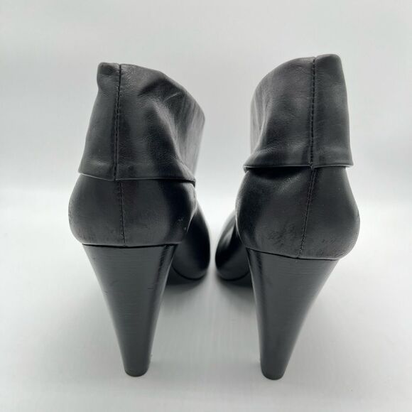 Pour La Victoire |Brenda| Black Leather Ankle Boots Size 8 - Picture 12 of 12